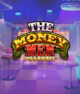 Experience the dynamic world of The Money Men Megaways slot by Pragmatic Play, highlighting a bold logo with sparkling stars set against a luxurious background. This graphic portrays the energy and allure of high-stakes gambling with its eye-catching ambiance and design. Perfect for slot game lovers seeking Vegas-style excitement. 